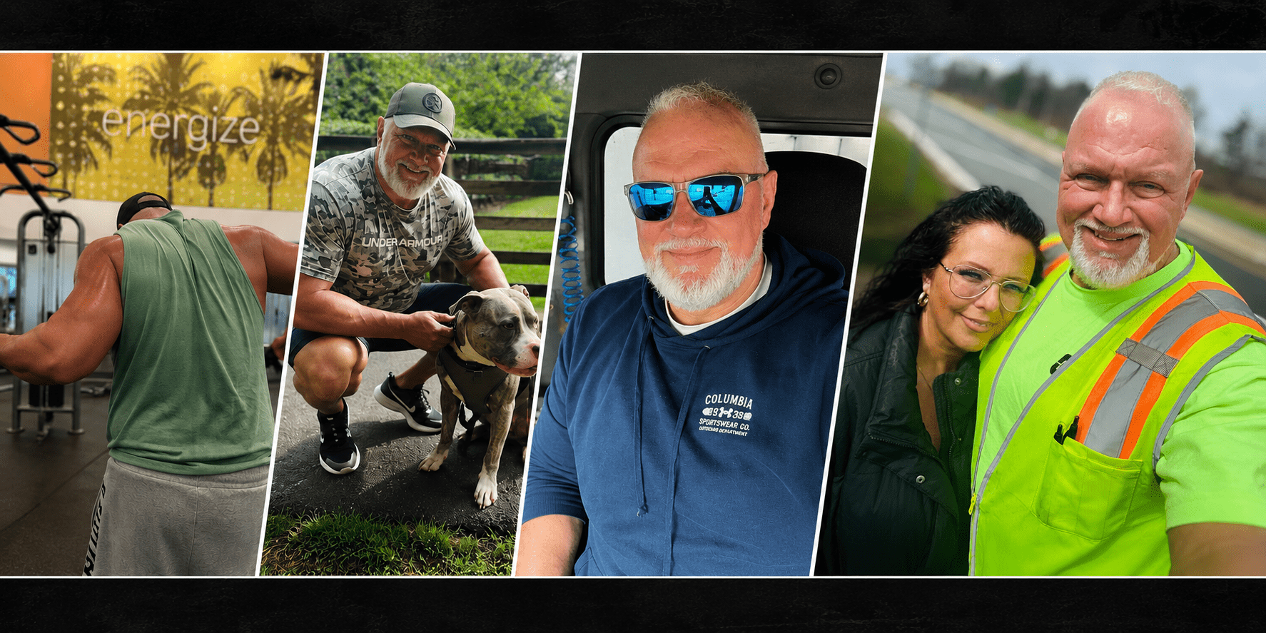 Modern Day Trucker Photo Collage